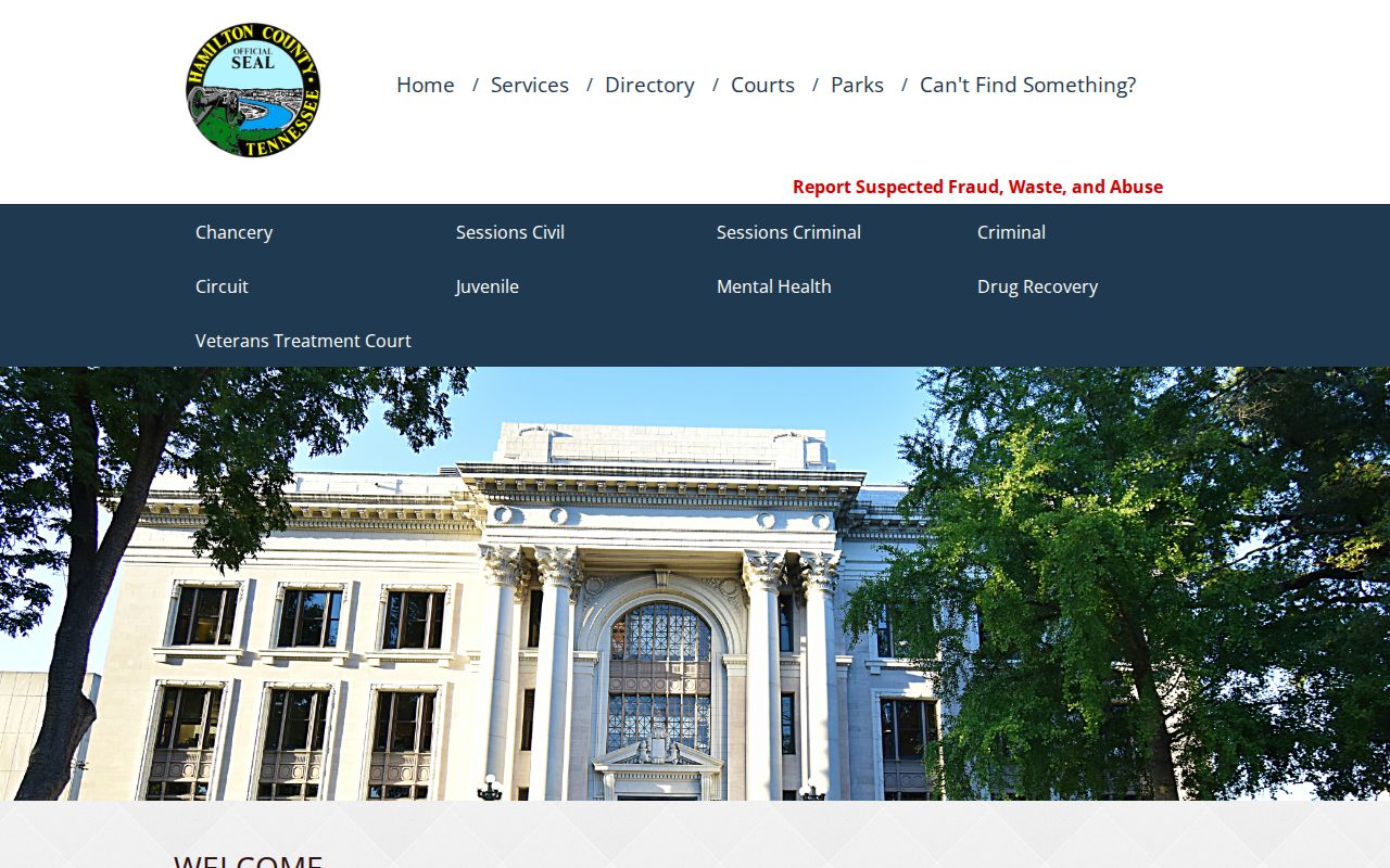 Hamilton County court docket courts map