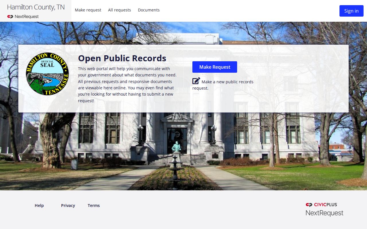 Hamilton County court docket records portal